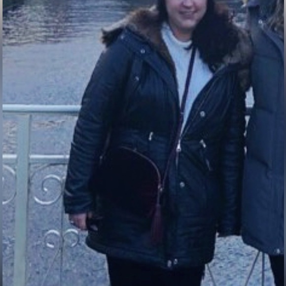 Marc New York Jackets & Blazers - Mid length winter coat with fur trim